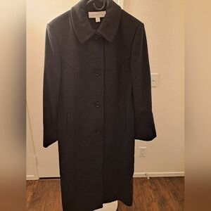 Liz Claibore Women's Black Trench Coat